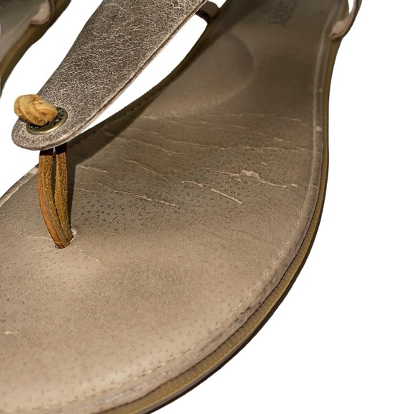 Sperry Top Sider Women's Sandals Size 10M Brown Leather Slip On Elastic Back - Picture 9 of 11